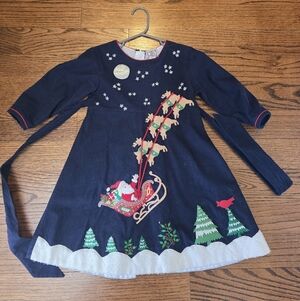 Cotton KiDS christmas Dress Size 6